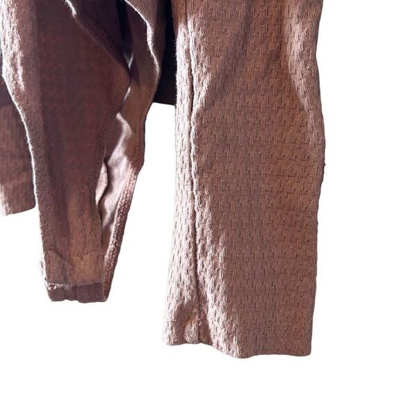 Wild Fable Bodysuit Top Womens Small Pink Textured Puff Sleeve V Neck - Picture 5 of 6